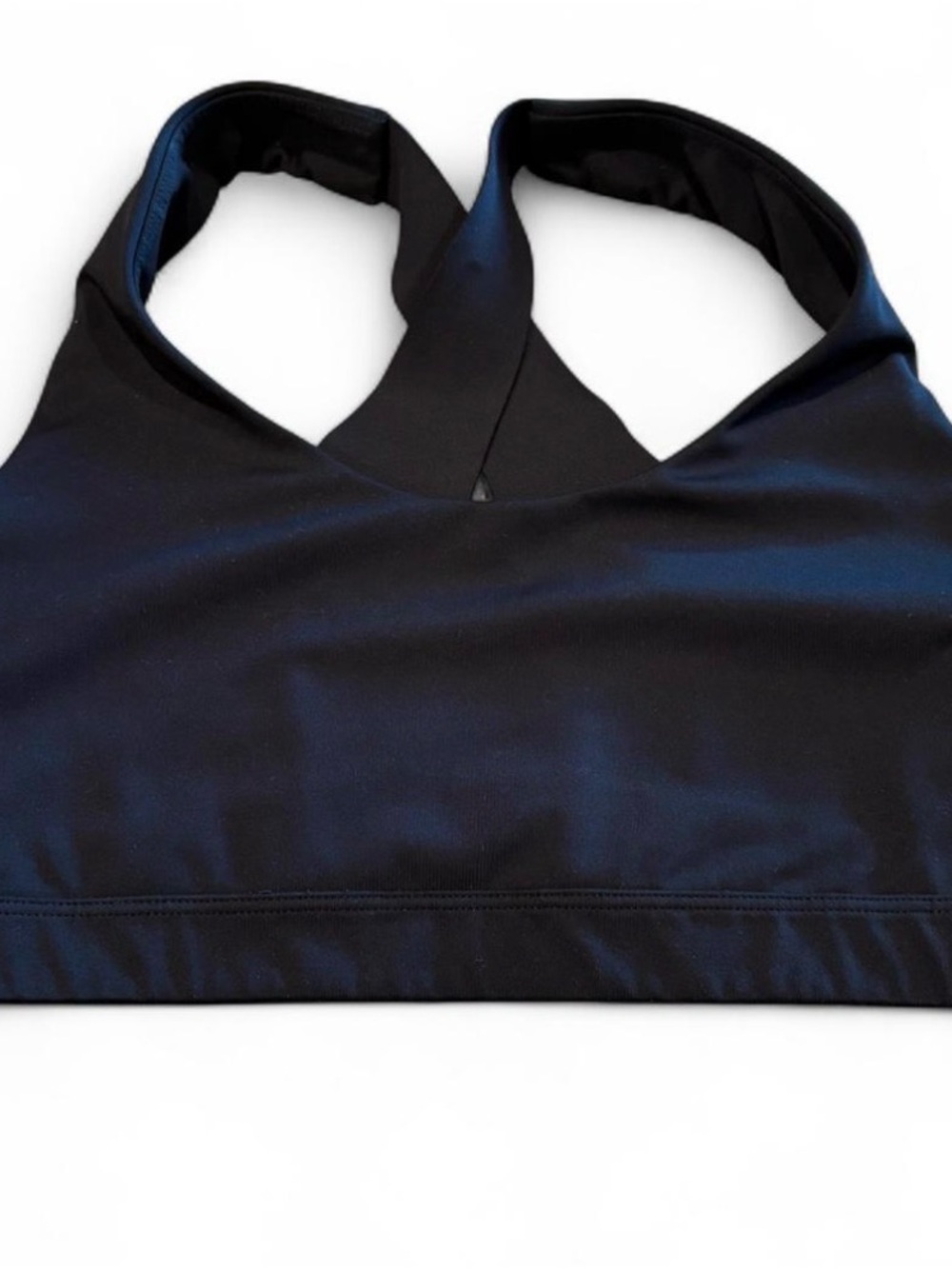 Old Navy Black Crossback Sports Bra